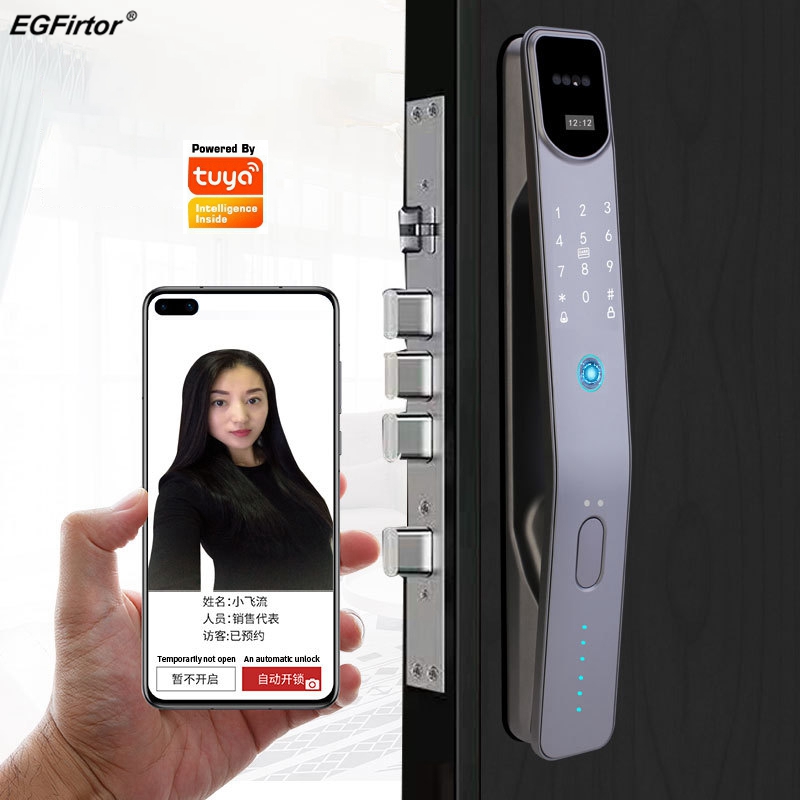Smart Door Lock Wifi - Tuya Wifi Electronic Fingerprint Smart Door