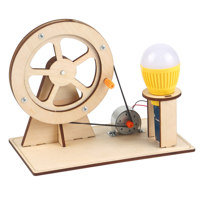 Stem Robotics Kit - Wooden Hand Generator Kids Science Toy