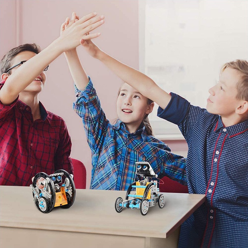 13-in-1 Solar Powered Robot Ki - Stem Robotics Kit review and price