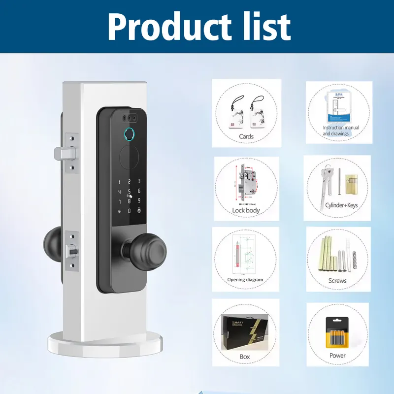 Cross-border Wooden Door Lock  - Smart Door Lock Wifi review and price