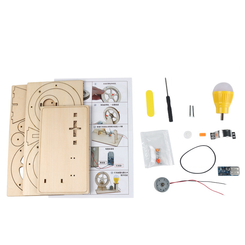 Wooden Hand Generator Kids Sci - Stem Robotics Kit review and price