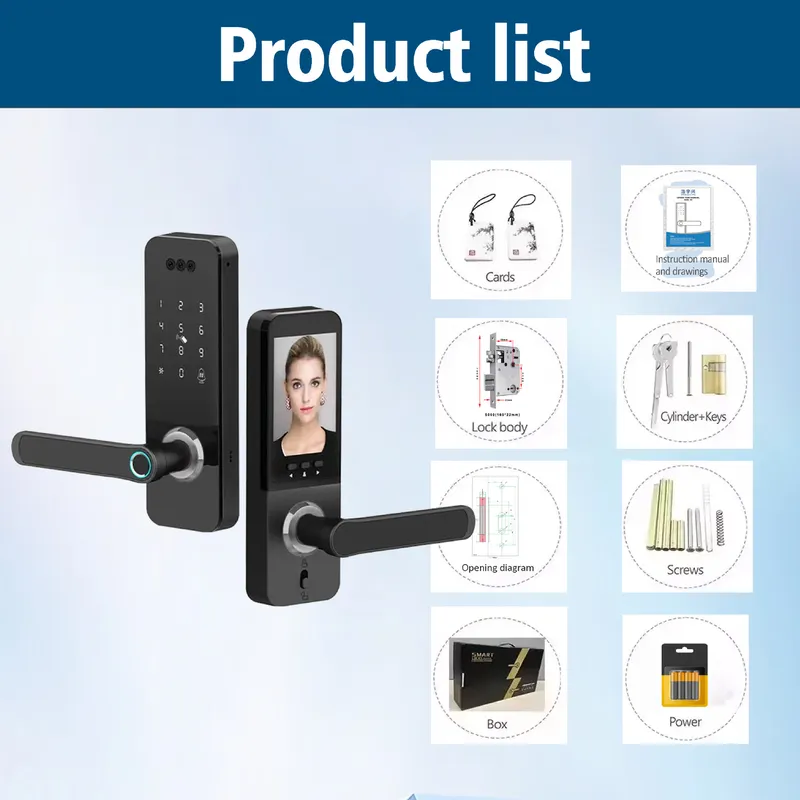 Household Facial Recognition L - Smart Door Lock Wifi review and price
