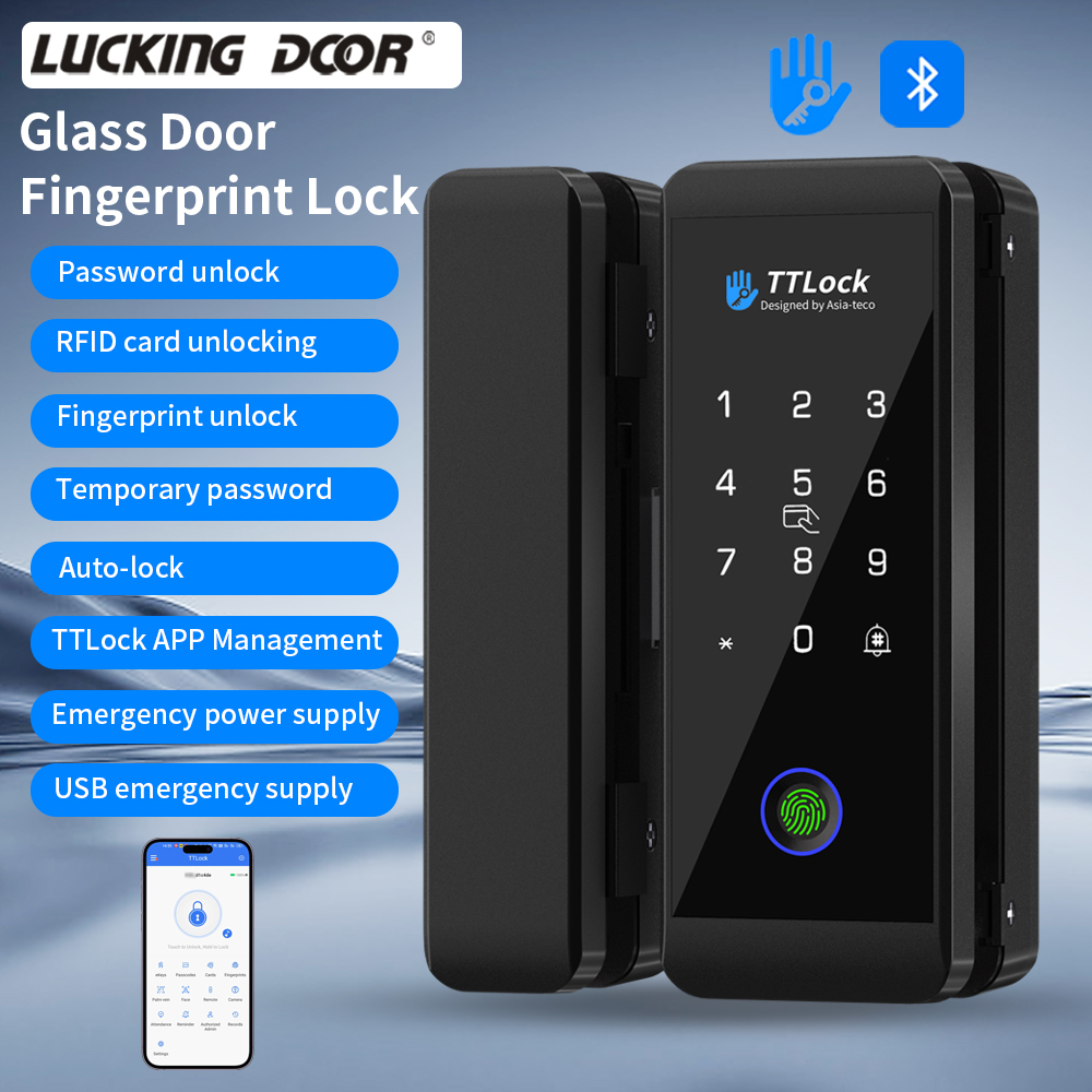 TTLOCK Smart Glass Lock Finger - Smart Door Lock Wifi review and price