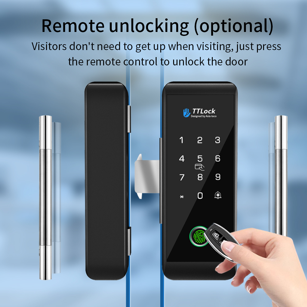 TTLOCK Smart Glass Lock Finger - Smart Door Lock Wifi review and price