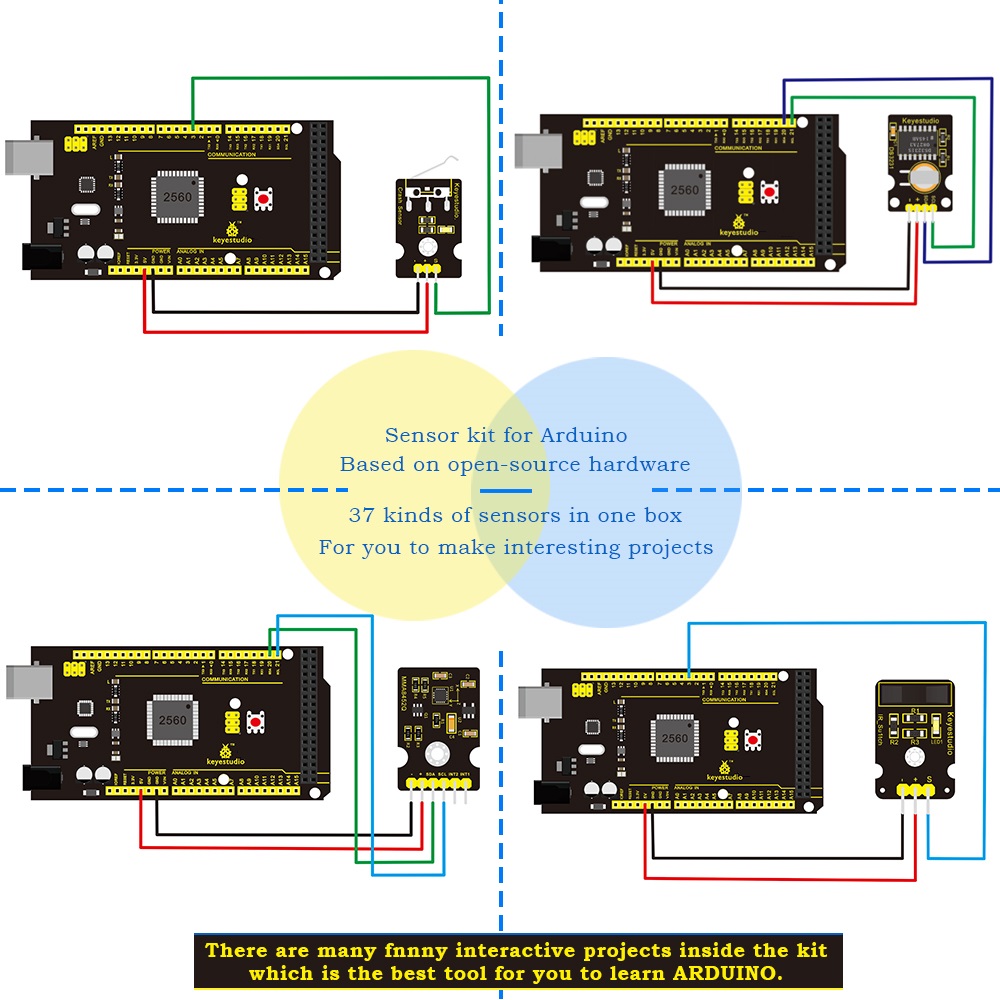Keyestudio New Sensor Starter  - Esp32 Smart Home Kit review and price